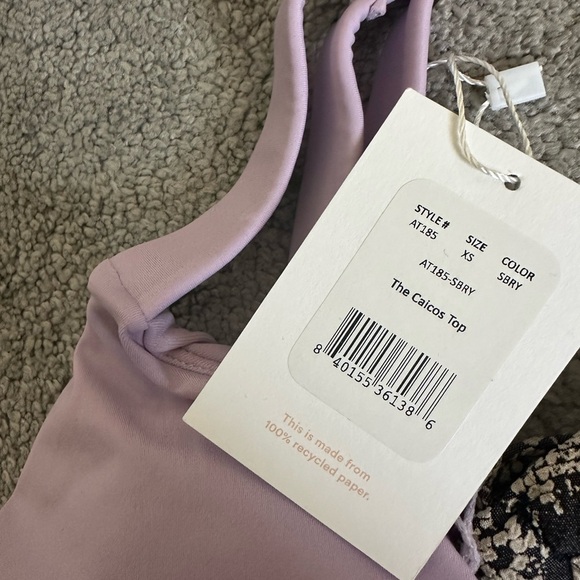 Andie Swim Bundle of 4 Bikini Tops Caicos String Sicily Lavender Snakeskin XS - Picture 2 of 6